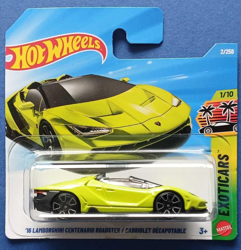 Hot Wheels 16 LAMBORGHİNİ CENTENARİO ROADSTER / CABRİOLET DECAPOTABLE
